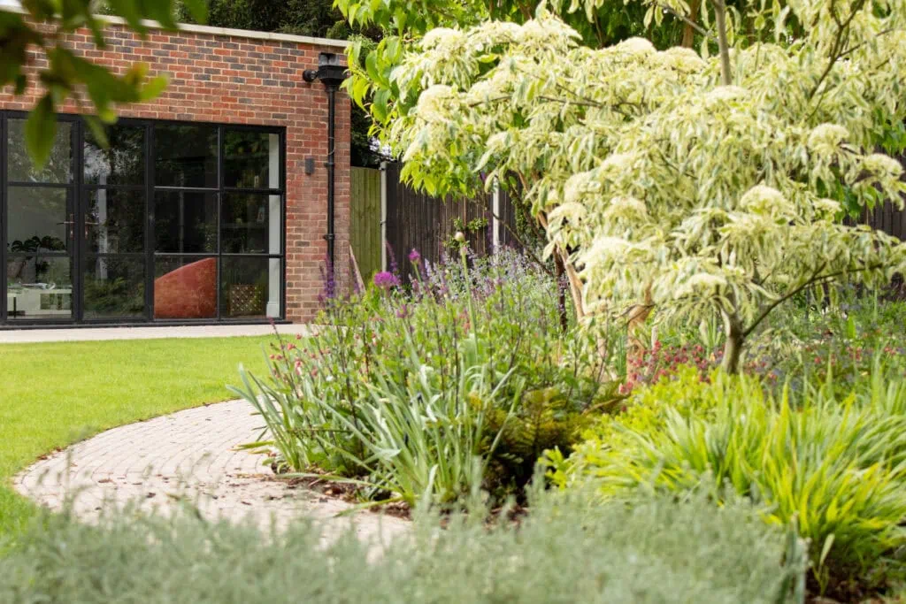 Curved Planting Beds