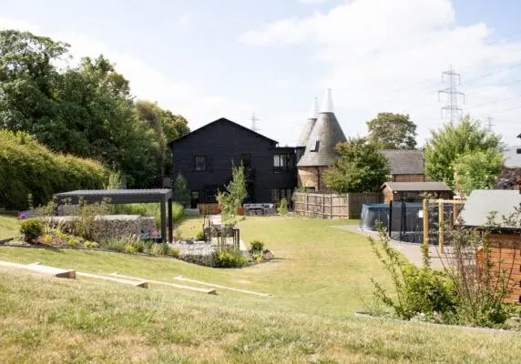 Large family garden in Gravesend, Kent